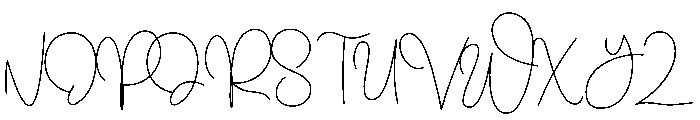 Mellow Daily Font UPPERCASE