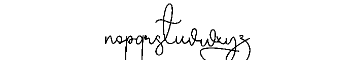 Mellow Daily Font LOWERCASE