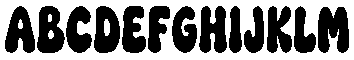 Mellow Munch Regular Font UPPERCASE