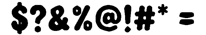 Mellow Munch Rough Font OTHER CHARS