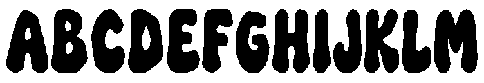 Mellow Munch Rough Font UPPERCASE