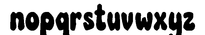 Mellow Munch Rough Font LOWERCASE