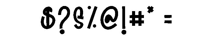 Mellow Twist Font OTHER CHARS