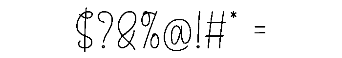 Mellowy Font OTHER CHARS