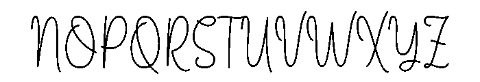 Mellowy Font UPPERCASE