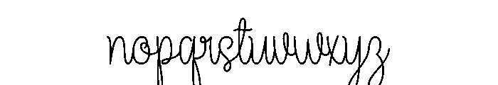 Mellowy Font LOWERCASE