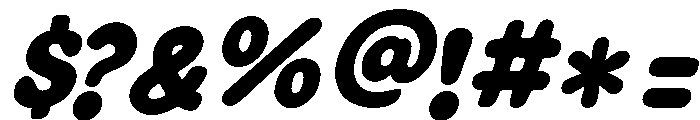 Mells-Italic Font OTHER CHARS