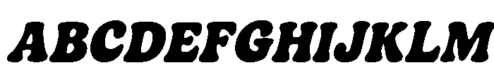 Mells-Italic Font UPPERCASE