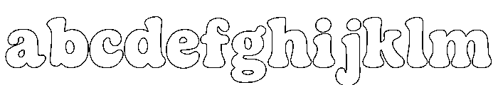 Mells-Outline FONT