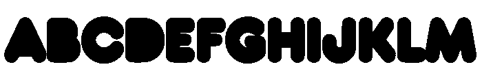 Melly Font UPPERCASE