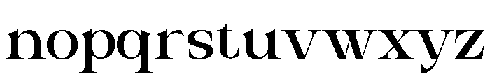 Melnora-Regular Font LOWERCASE