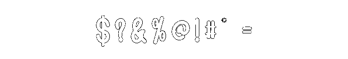 Melody February Font OTHER CHARS