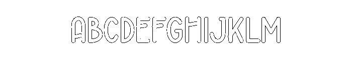 Melody February Font UPPERCASE
