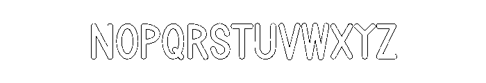 Melody February Font UPPERCASE