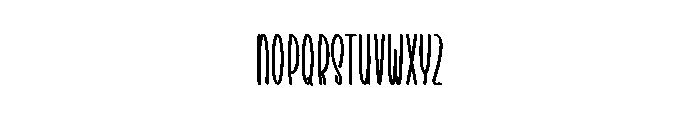 Melody January Font LOWERCASE