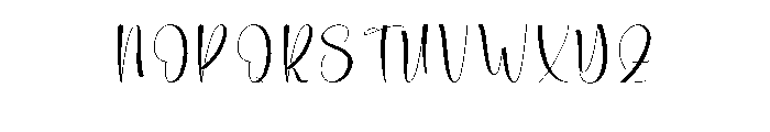Melody2 Font UPPERCASE