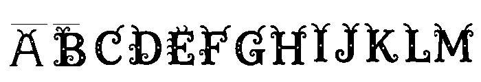 Meloe Regular Font UPPERCASE