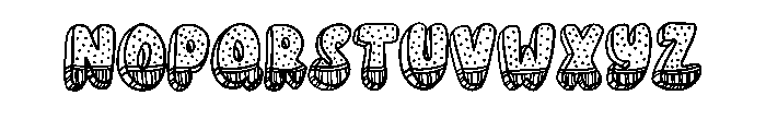 Melon Chunk By Squeeb C Regular Font UPPERCASE