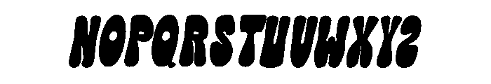 Melon Crush Italic Font UPPERCASE