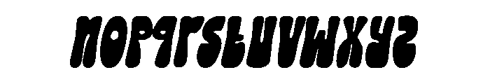 Melon Crush Italic Font LOWERCASE