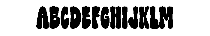 Melon Crush Font UPPERCASE