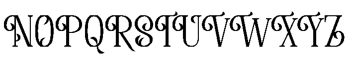 Melonia Regular Font UPPERCASE