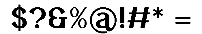 Melora Font OTHER CHARS