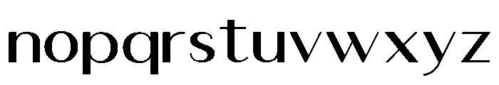 Melorane Regular Font LOWERCASE