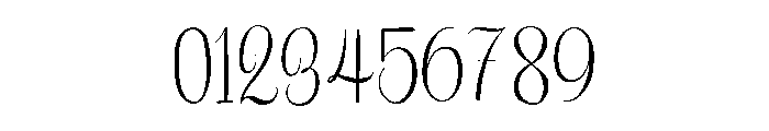 Melorine-Regular Font OTHER CHARS