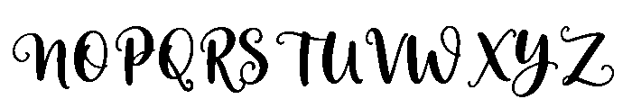 Melris Regular Font UPPERCASE