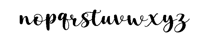 Melris Regular Font LOWERCASE