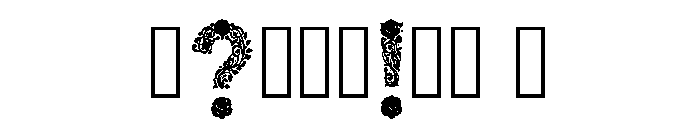 Melros Regular Font OTHER CHARS