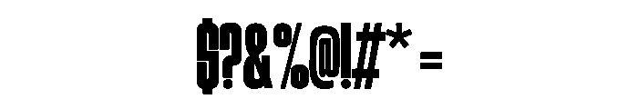 Meltdown Regular Font OTHER CHARS