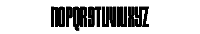 Meltdown Regular Font UPPERCASE