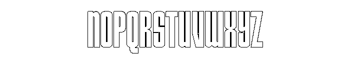 Meltdown Regular Font LOWERCASE