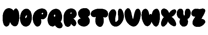 Melted Donuts Font LOWERCASE