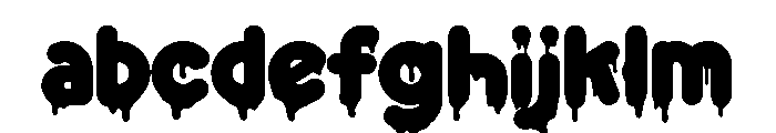 Melted Drop Red FONT