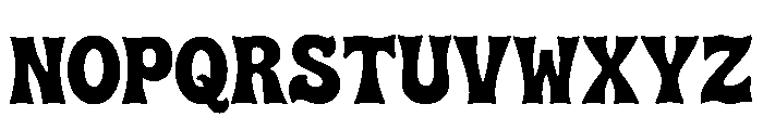 Melted Groove Regular Font UPPERCASE