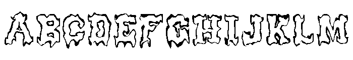 Melted Scholar Outline FONT