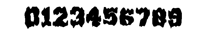 Melted Scholar Font OTHER CHARS