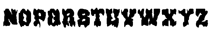 Melted Scholar Font UPPERCASE