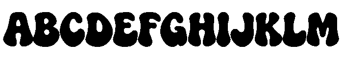 Meltgroove Font UPPERCASE