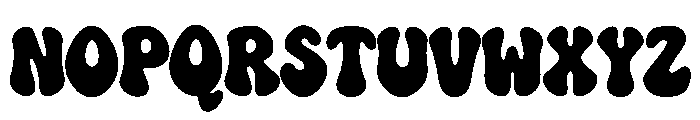 Meltgroove Font UPPERCASE