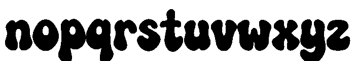 Meltgroove Font LOWERCASE