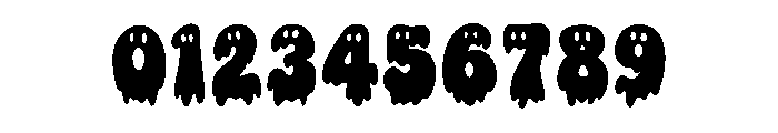 Meltie Ghost Font OTHER CHARS