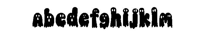 Meltie Ghost FONT