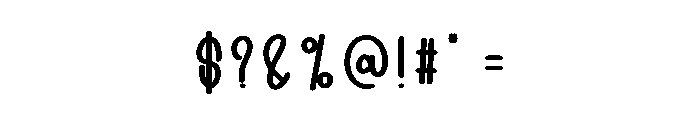 Melting Beauty Font OTHER CHARS