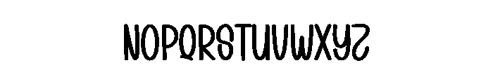 Melting Beauty Font UPPERCASE