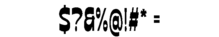 Meltoga Regular Font OTHER CHARS