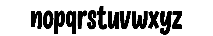 Meltwave Font LOWERCASE